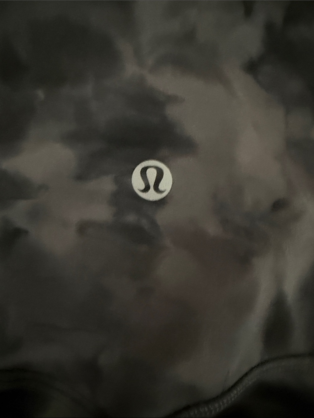 Lululemon Girls' Black Tie-Dye Leggings